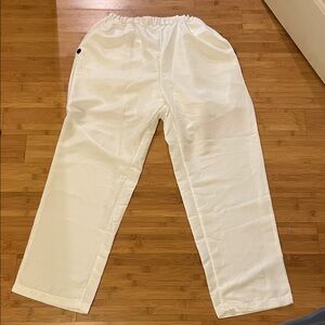Classic White Men's Pants